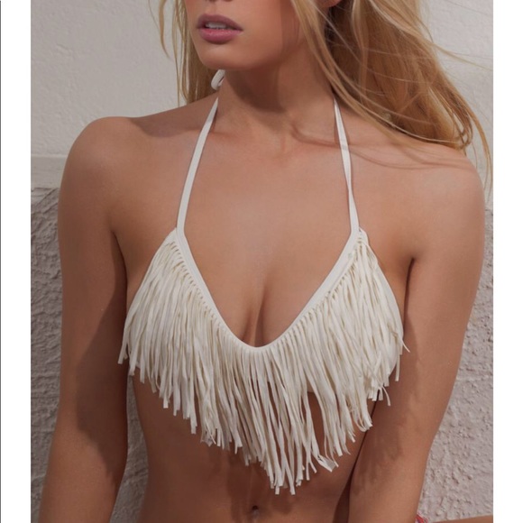 l*space Other - L-space bikini top white fringe